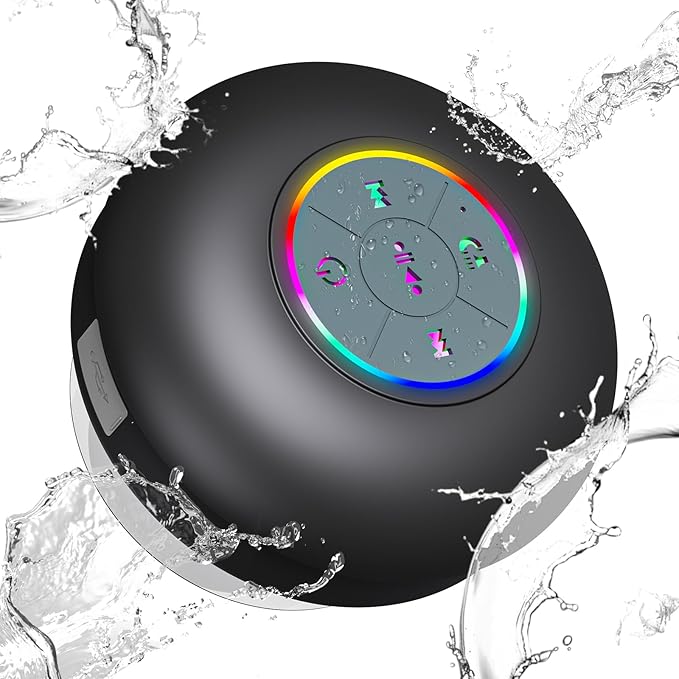 Portable LED Bluetooth Speaker – "Waterproof"