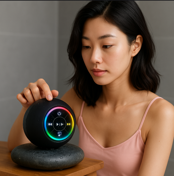 Portable LED Bluetooth Speaker – "Waterproof"